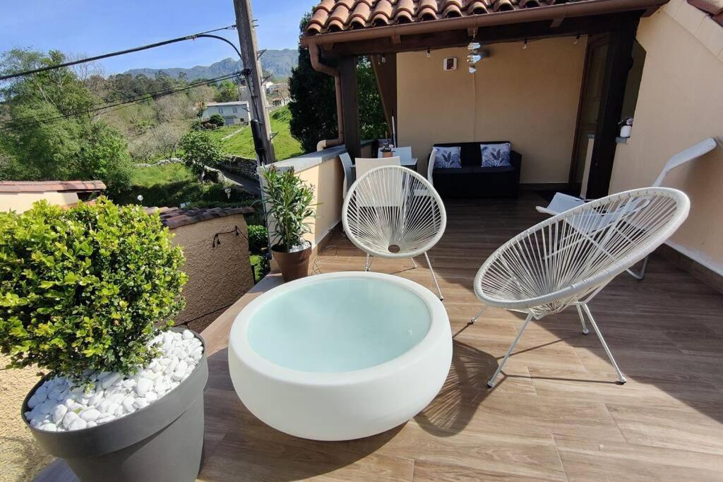 Llanes Porrua Atico Apartment Luaran gambar